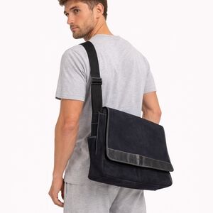 Kenneth Cole ($330) New York Black Messenger Laptop Bag Crossbody Satchel